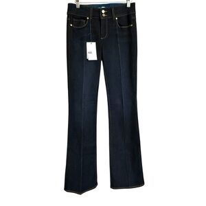 NWT PAIGE Hidden Hills Petite High Rise Bootcut Jeans Dark Wash Women’s Size 28P